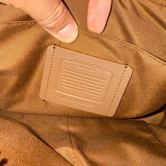 Coach men's Track Crossbody In Colorblock Signature Canvas CC357 - Picture 8 of 13